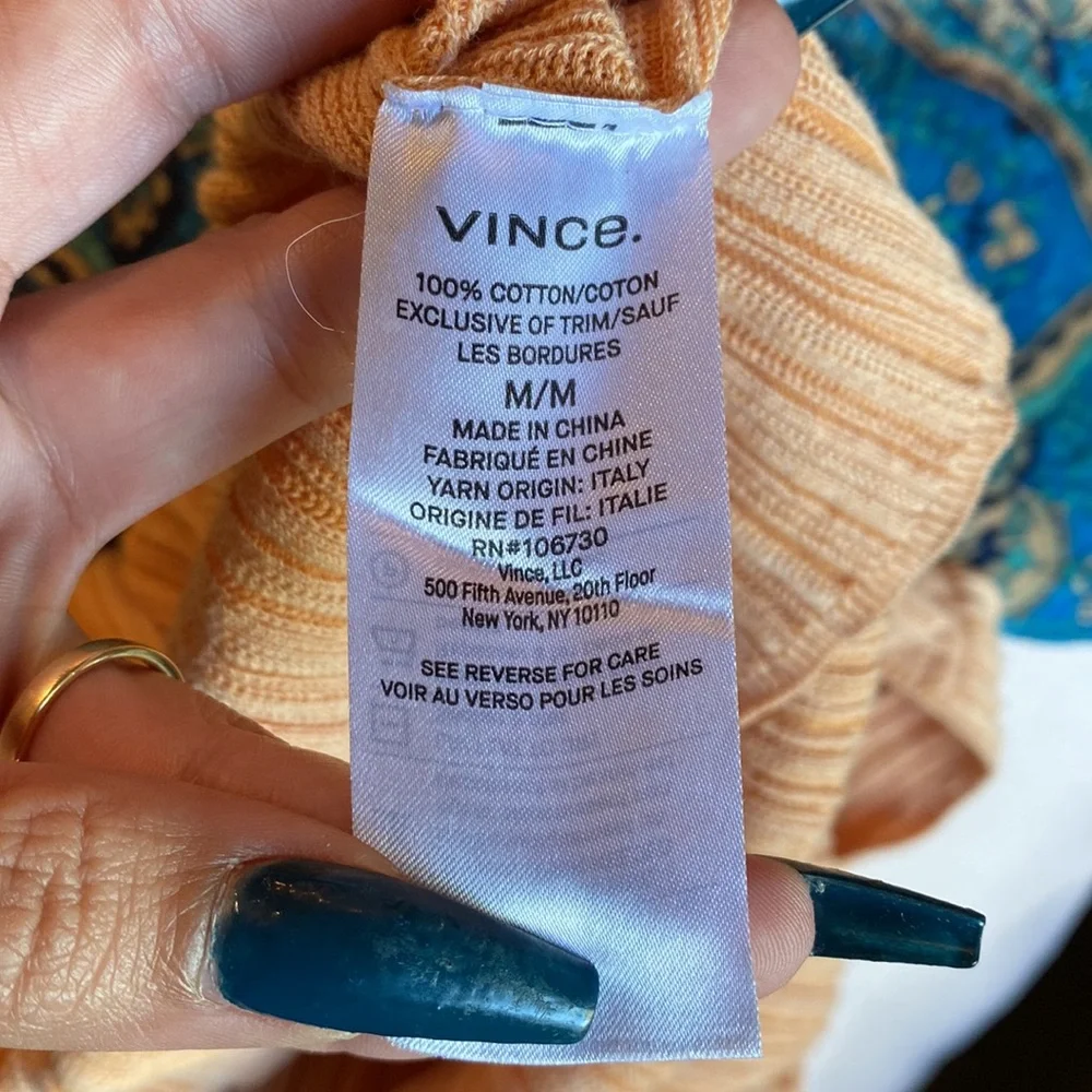 VINCE (M) Ribbed Tanktop - Picture 8 of 9
